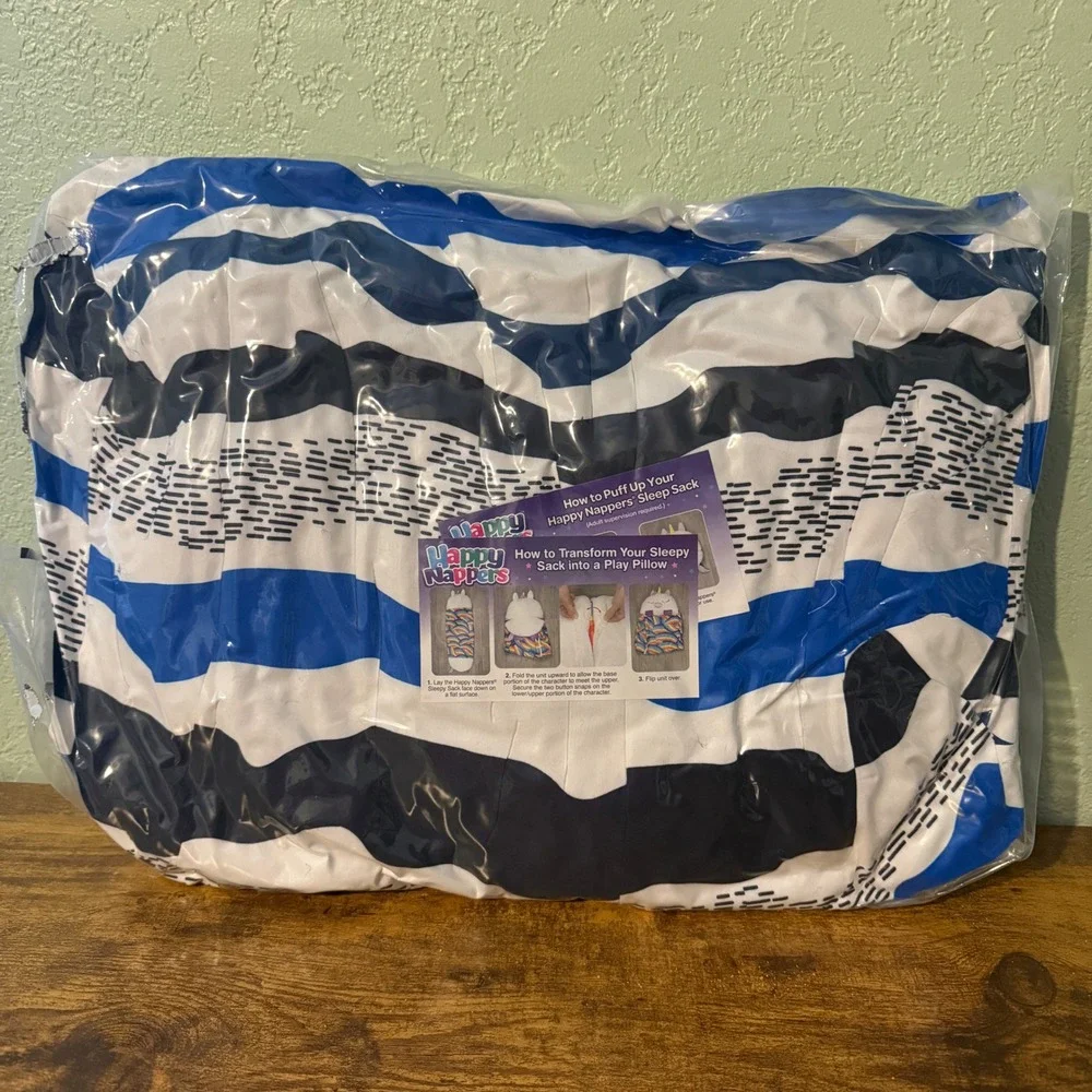 Happy Nappers Ozzy the Shark Medium 54x20 Sleepy Sack 2-in-1 Pillow Sleeping Bag